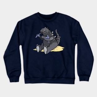 Godzilla cartoon Crewneck Sweatshirt